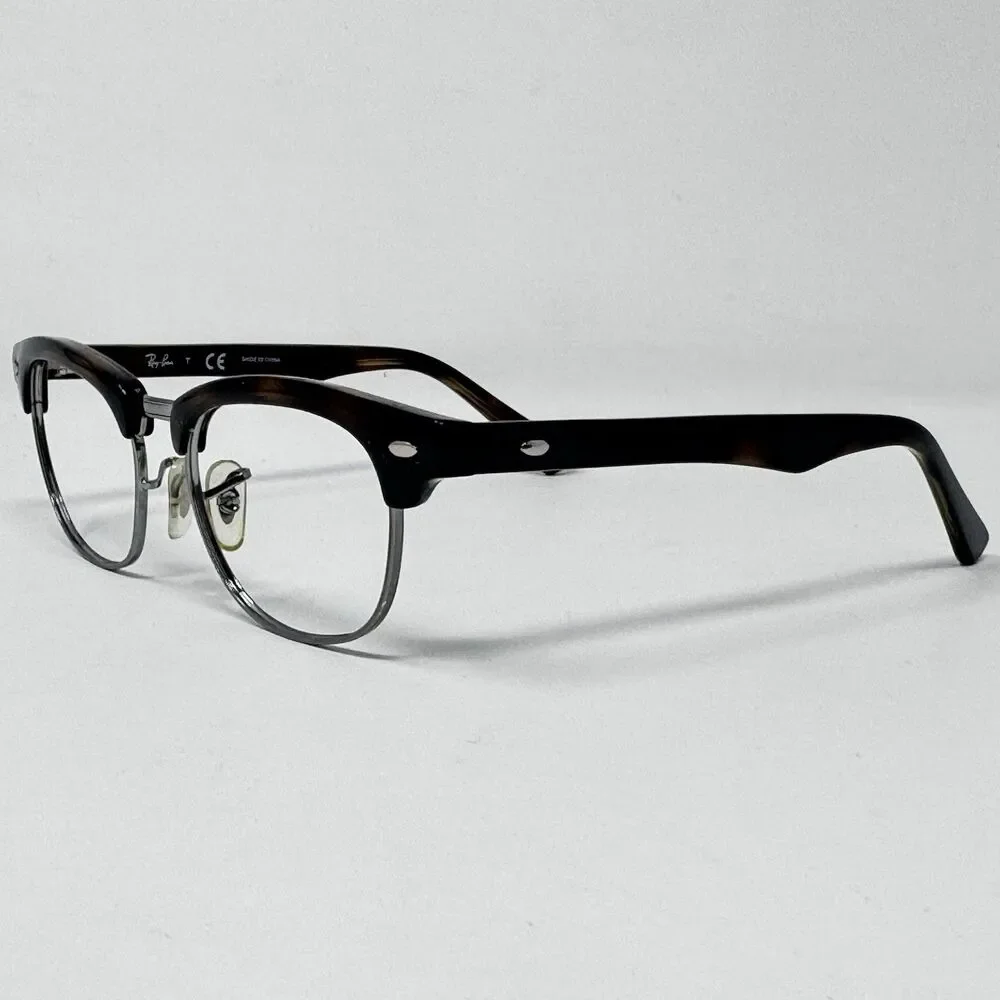 Ray-Ban RB1548 3650 Kids Eyeglass Frames Tortoise Silver Clubmaster 45-16-125